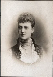 Porträt von Alexandra von Dänemark (1844-1925), Königin des Vereinigten Königreichs